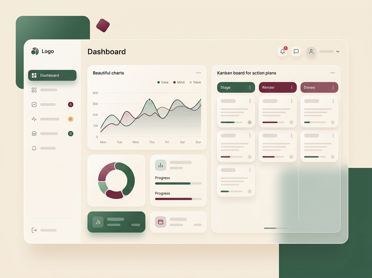 Dashboard de Relatórios e Planos de Ação